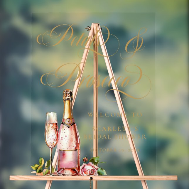 Pétales & Prosecco Élégante Bienvenue à la Soirée  (Neutre)