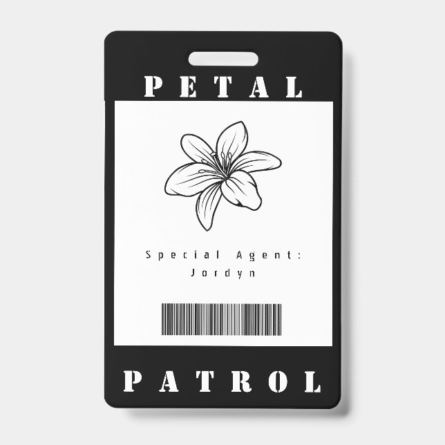 Petalpatrouille Ausweis (Vorderseite)