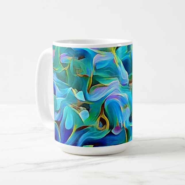Petals Art Tasse Kaffee Cup (Vorderseite Links)