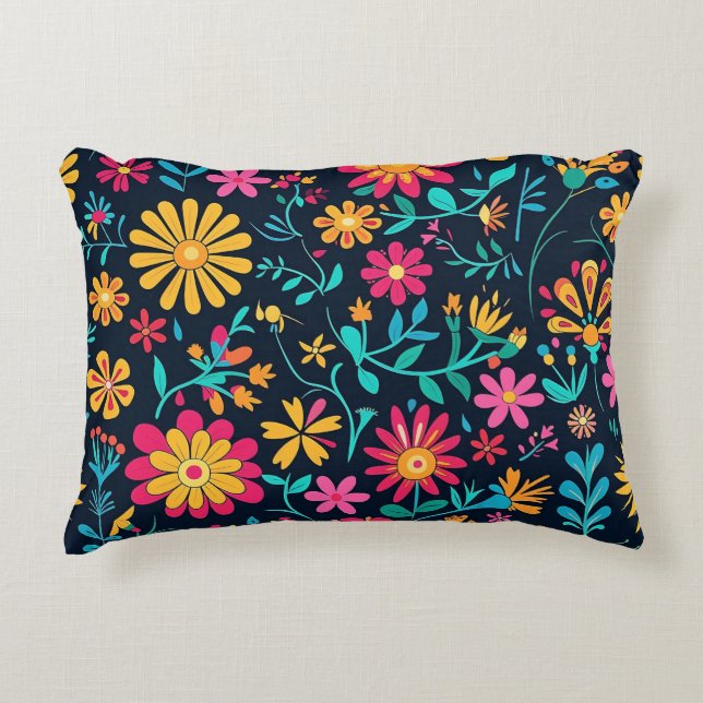 Petals in Harmony Accent Pillow Dekokissen (Vorderseite)