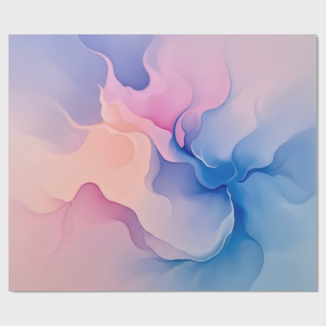 Petals in Motion Geschenkpapier (Flach)