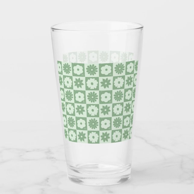 Petals In Silence 03. Florales Muster. Glas (Vorderseite)