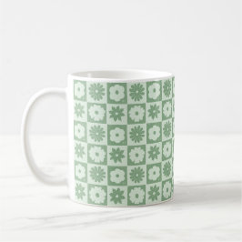 Petals In Silence 03. Florales Muster. Kaffeetasse