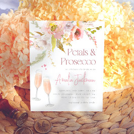 Petals & Prosecco Blumendusche Einladung