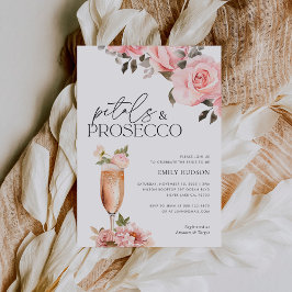 Petals & Prosecco Blumendusche Einladung