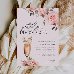 Petals & Prosecco Blumendusche Einladung
