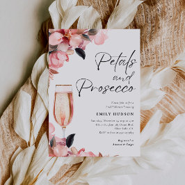 Petals & Prosecco Blumendusche Einladung