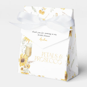 Petals & Prosecco Boho Brautparty Vielen Dank Geschenkschachtel