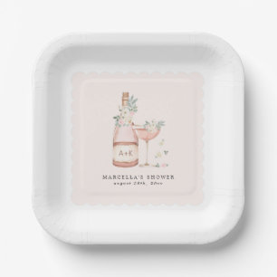 Petals & Prosecco Brautparty Bachelorette Pappteller