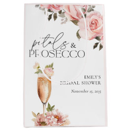 Petals & Prosecco Brautparty Mittlere Geschenktüte