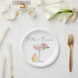 Petals & Prosecco - Brautparty Pappteller