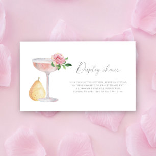 Petals & Prosecco - Dusche anzeigen Begleitkarte