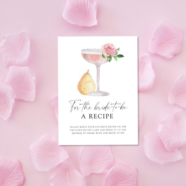 Petals & Prosecco - Rezept für die Braut Begleitkarte (Von Creator hochgeladen)