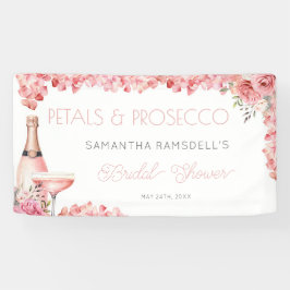 Petals & Prosecco Rose Rosa Bubbly Banner