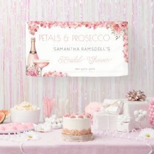 Petals & Prosecco Rose Rosa Bubbly Banner