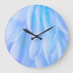 Petals Round (Groß) Wanduhr