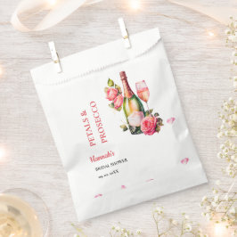 Petals und Prosecco-Brautparty Party Geschenktütchen