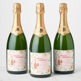 Petals und Prosecco Gold Floral Brautparty