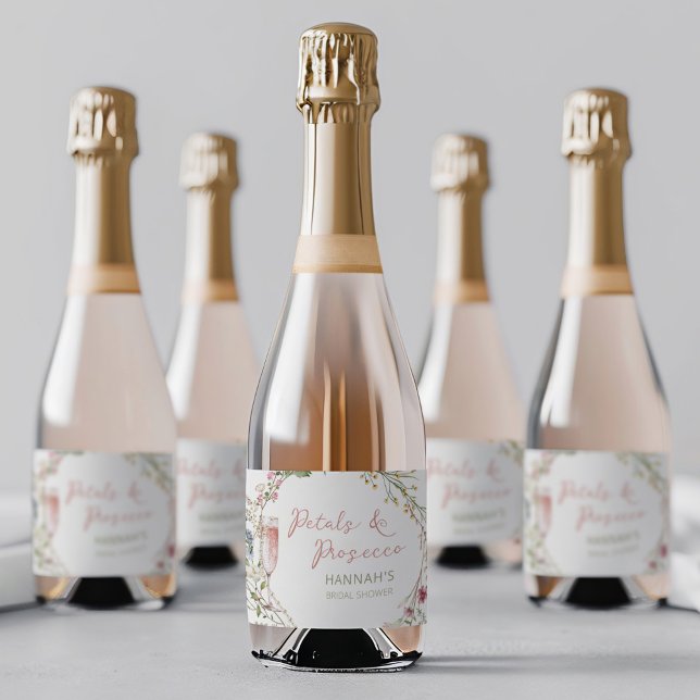 Petals und Prosecco-Hochzeitsstift (Von Creator hochgeladen)