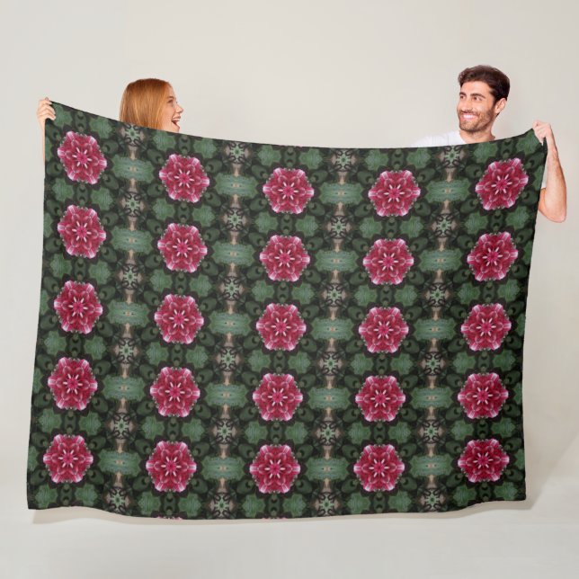 Petalsymphonie Fleecedecke (Beispiel)