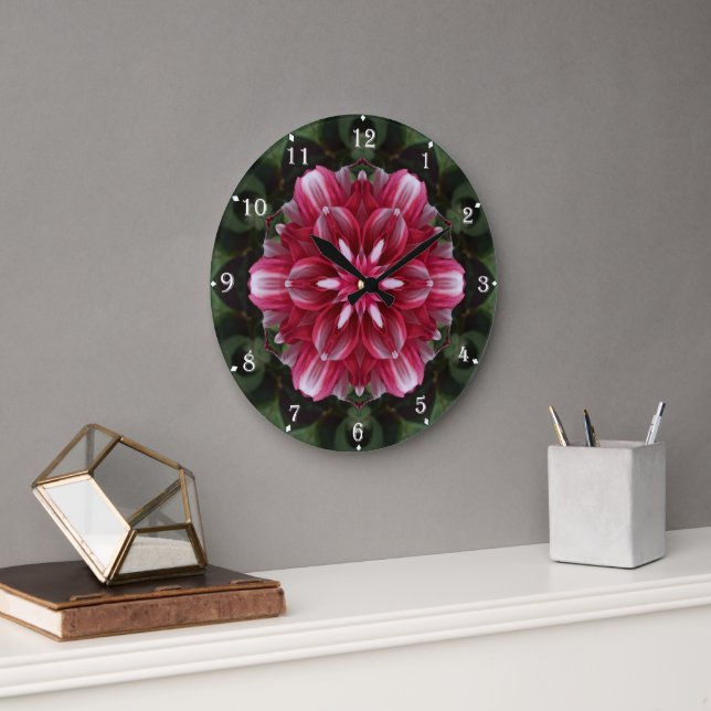 Petalsymphonie Große Wanduhr (Büro)