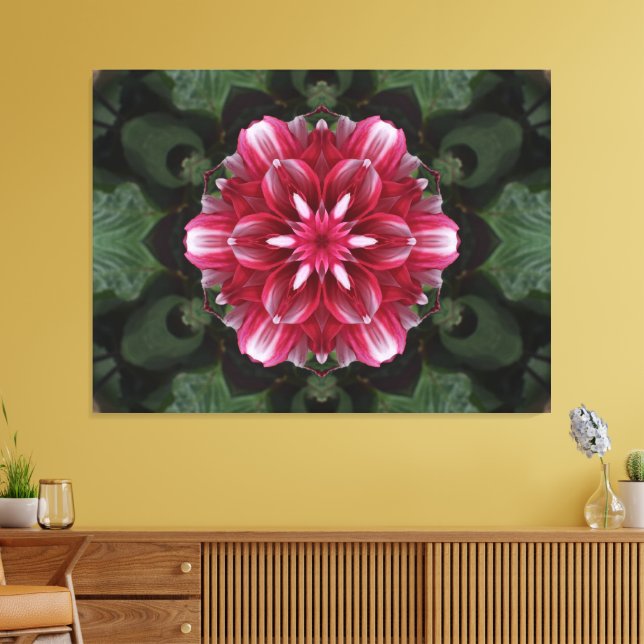 Petalsymphonie Leinwanddruck (Insitu (Wohnzimmer))