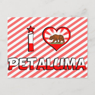 Petaluma, CA Postkarte