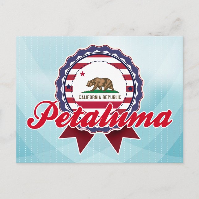 Petaluma, CA Postkarte (Vorderseite)