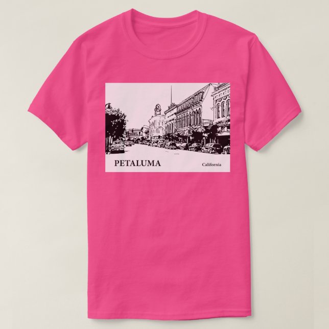 Petaluma California TShirt 2 (Design vorne)