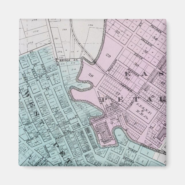 Petaluma, Kalifornien 2 Magnet (Vorne)