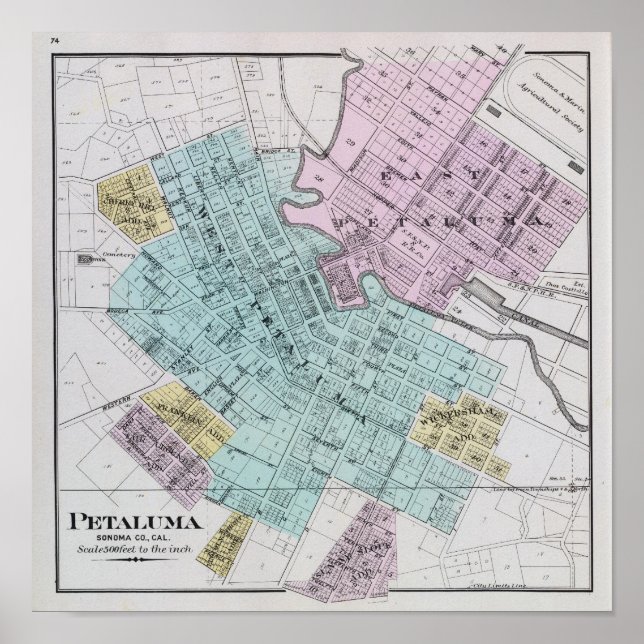 Petaluma, Kalifornien 2 Poster (Vorne)