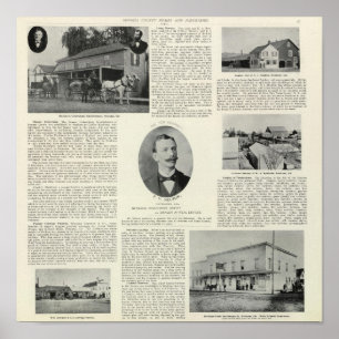 Petaluma-Unternehmen, Kalifornien Poster