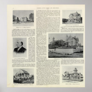 Petaluma Wohnsitze, Kalifornien Poster