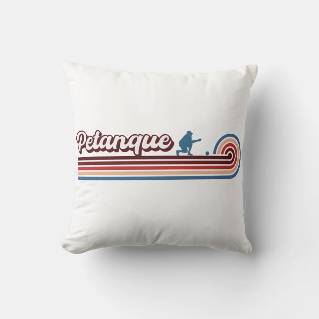 Petanque Geschenke, Petanque Lover, Petanque Playe Kissen (Vorderseite)