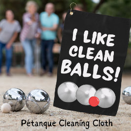 Pétanque Reinigungstuch - Golfhandtuch