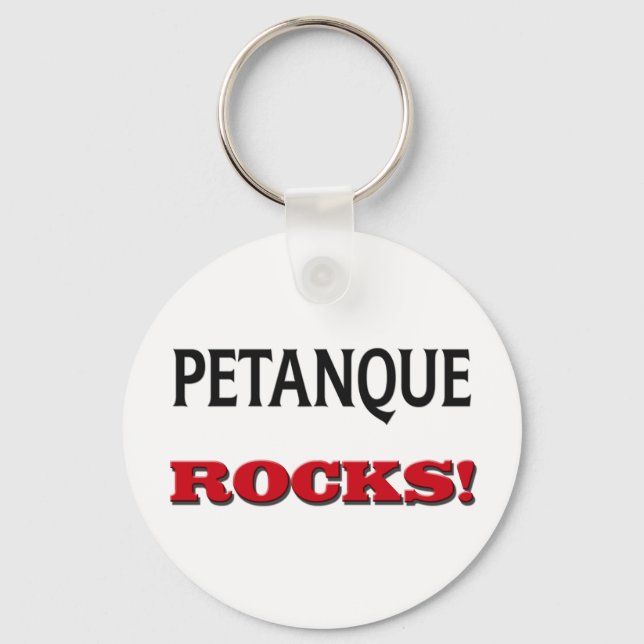 Petanque Rocks Schlüsselanhänger (Vorderseite)