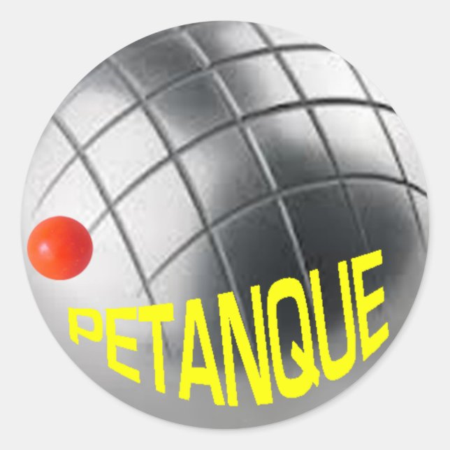Petanque Sticker (Vorderseite)
