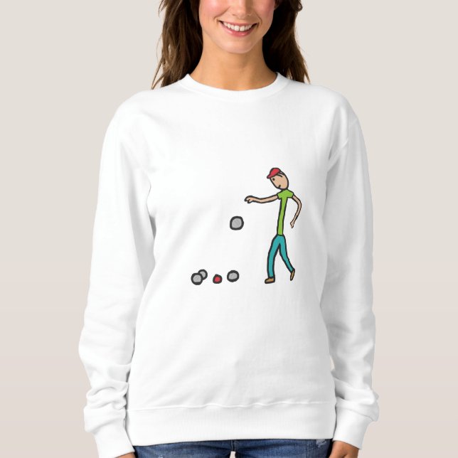 Pétanque Sweatshirt (Vorderseite)