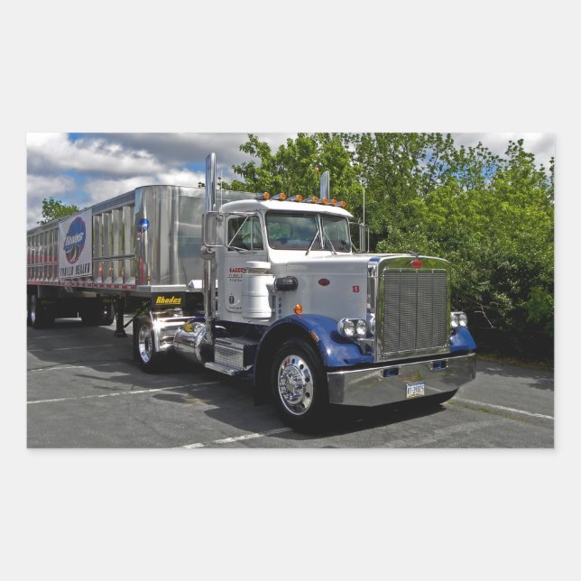 Pete 359 Single Axle Stickers (Vorderseite)