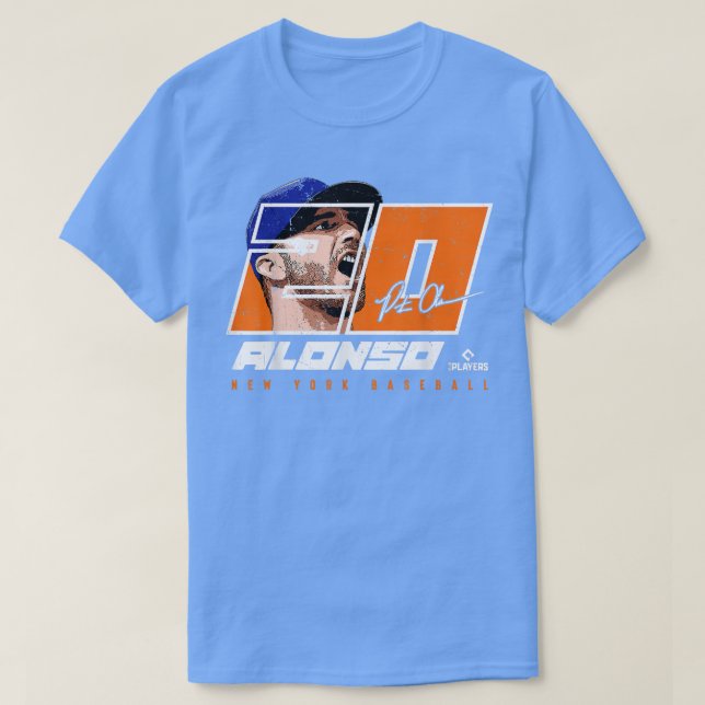 Pete Alonso - Silhouette Polar Bear New York MLBPA T-Shirt (Design vorne)