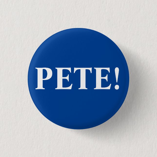 Pete! Button (Vorderseite)