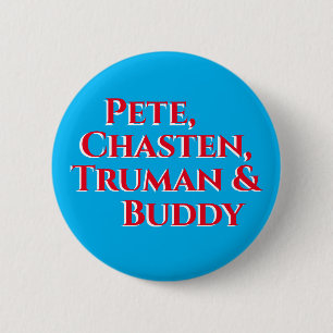 Pete, Chasten, Truman & Buddy Button