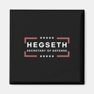 Pete Hegseth Verteidigungsminister Trump Militär P Magnet