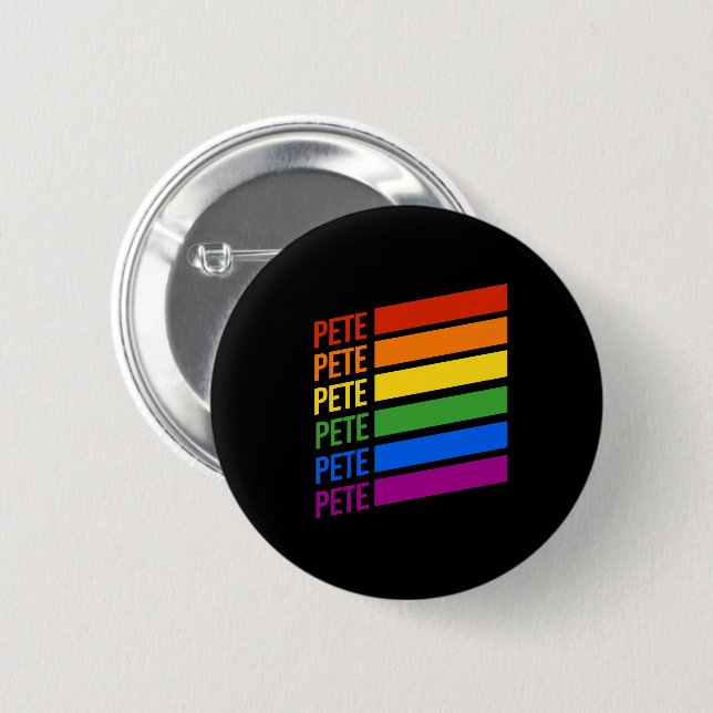 Pete LGBT Button (Vorne & Hinten)