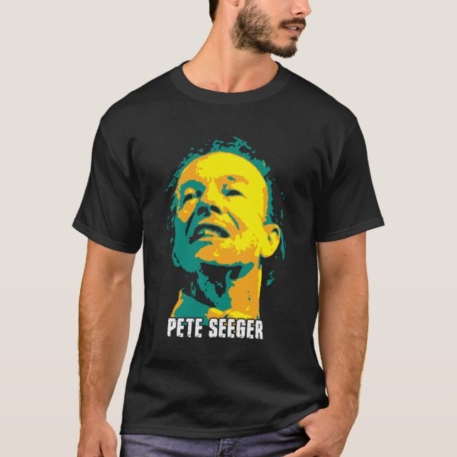 Pete Seeger. ein amerikanischer Volkssänger und So T-Shirt (Vorderseite)