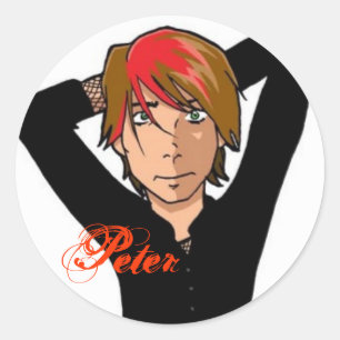 Peter-Aufkleber Runder Aufkleber
