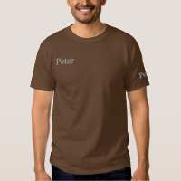 Peter bestickter Name der Männer,