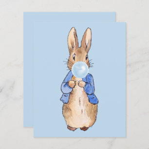 Peter Blows a Blue Bubble Kaugummi