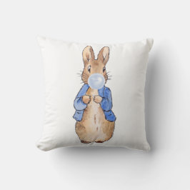 Peter Blows a Blue Bubble Kaugummi Kissen