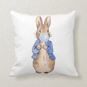 Peter Blows a Blue Bubble Kaugummi Kissen